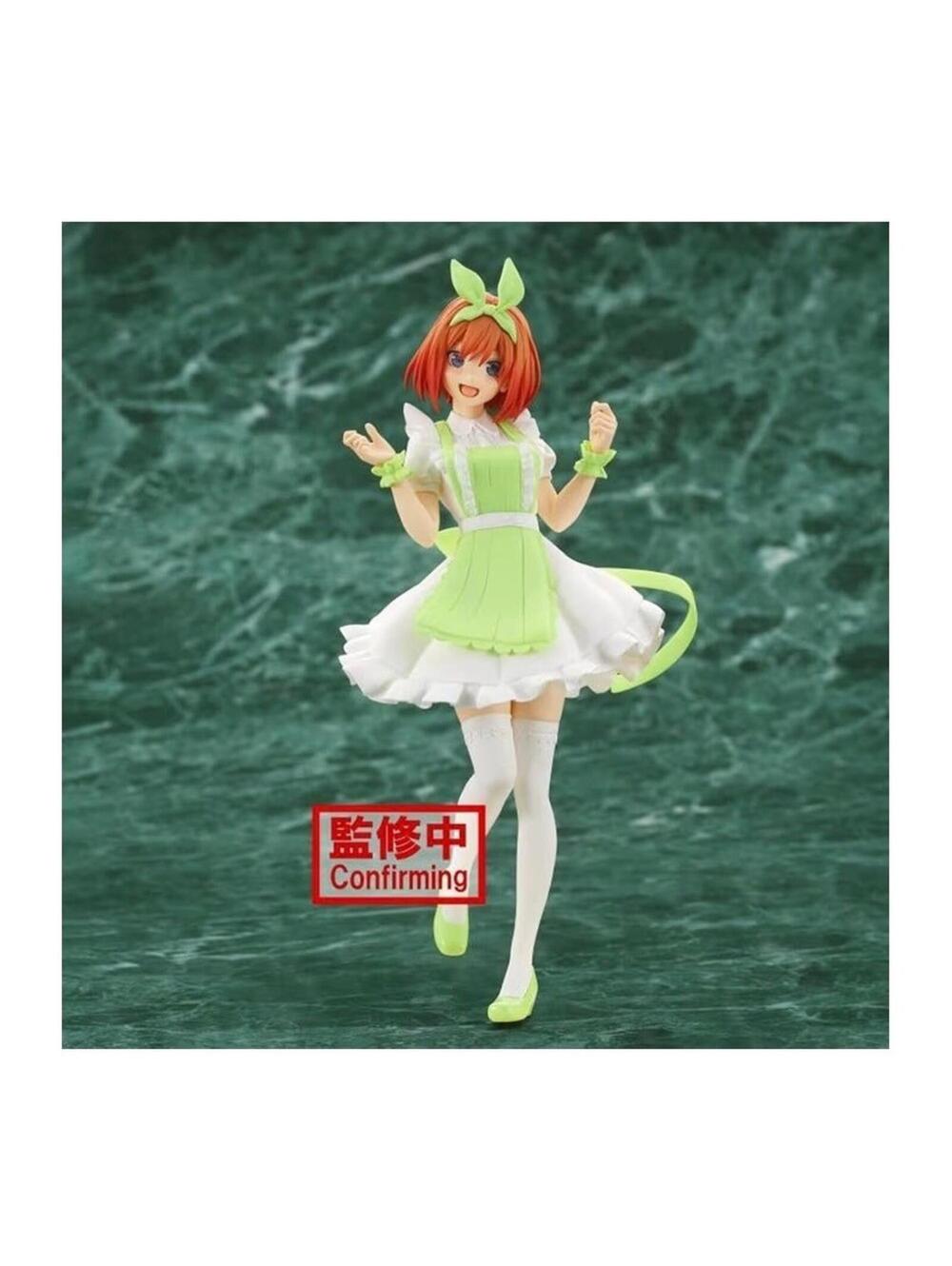 Taito Yotsuba Nakano Figure Anime Green Excellent Maid Outfit Statue US Seller